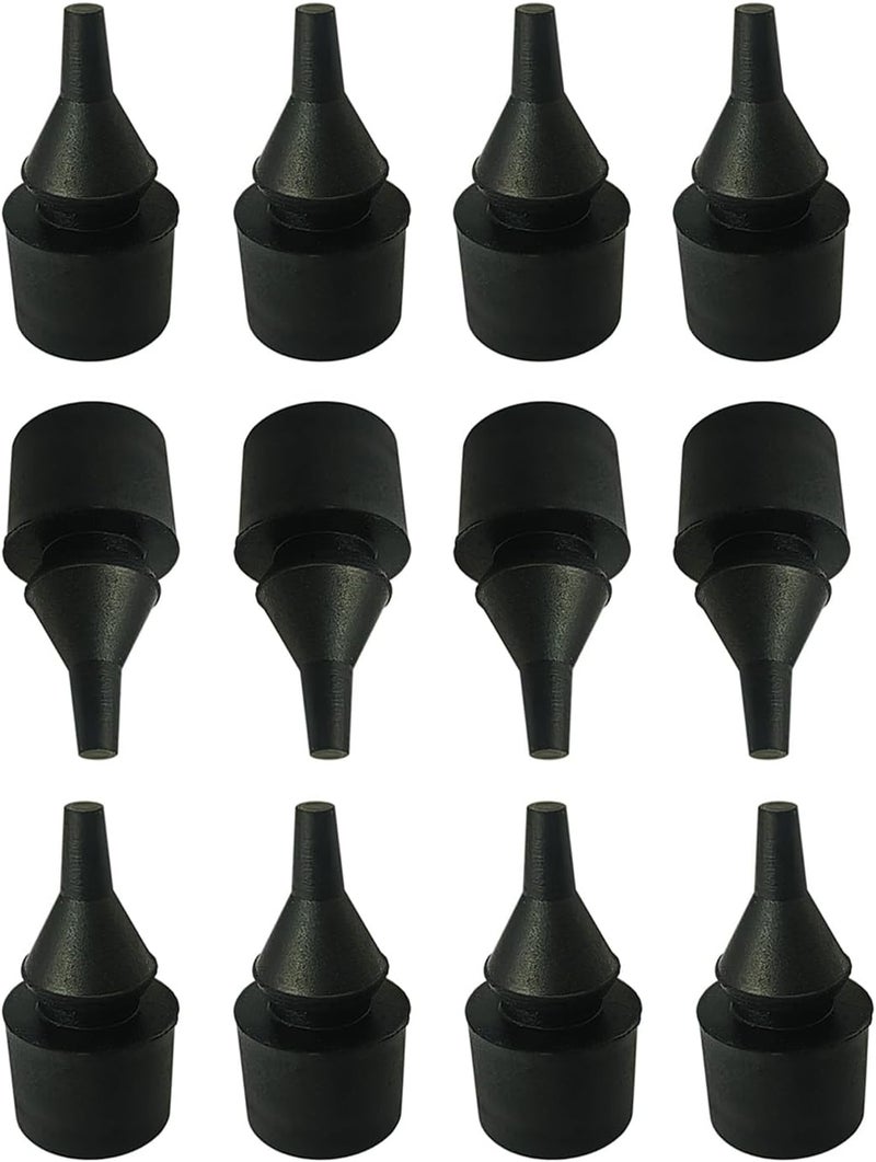 APRUT Fuel Gas Lid Cap Filler Door Rubber Stopper Bumpers Compatible with Cadillac Escalade Chevrolet Silverado Colorado Suburban Tahoe S10 1500 2500 3500 GMC Sierra Yukon XL 15768697 12Pack - Image 1